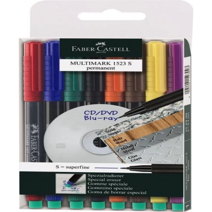 FABER-CASTELL MULTİMARK PERMANENT (S) 8Lİ 152309