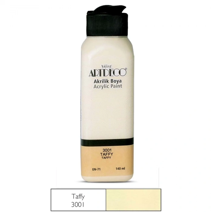 ARTDECO AKRİLİK BOYA 140ML TAFFY 3001 LV-Y-070R-3001