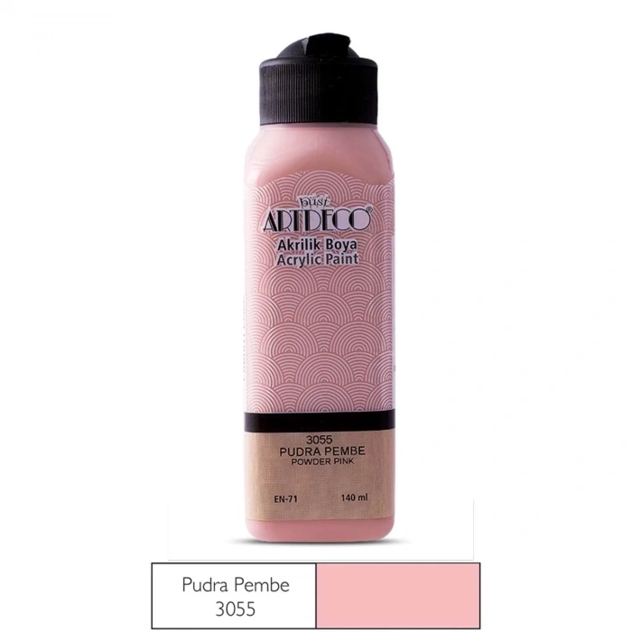 ARTDECO AKRİLİK BOYA 140ML PUDRA PEMBE 3055 LV-Y-070R-3055