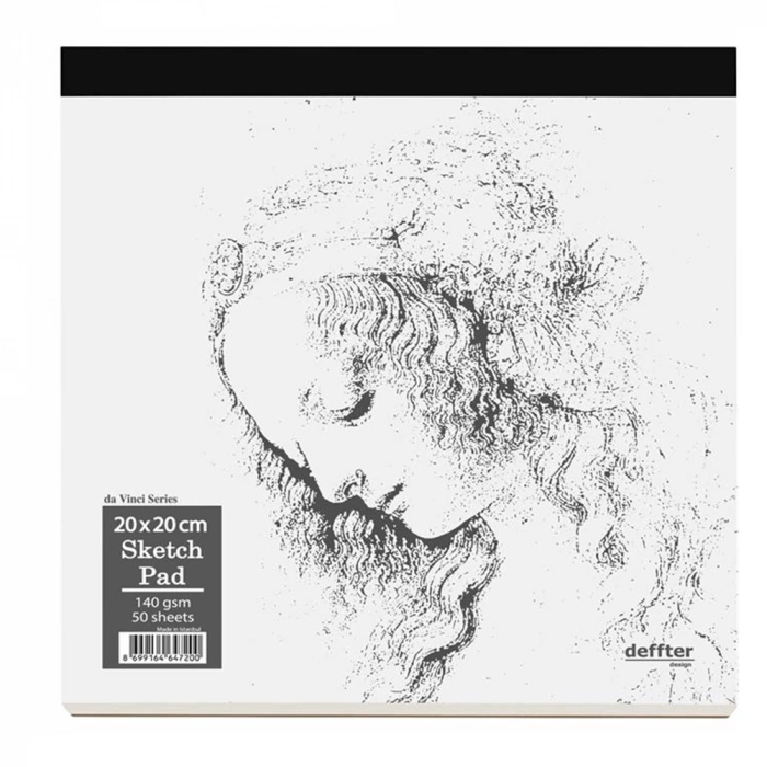 DEFFTER SKETCH DEFTERİ CİLTLİ 20x20 SIRTTAN CİLTLİ 50