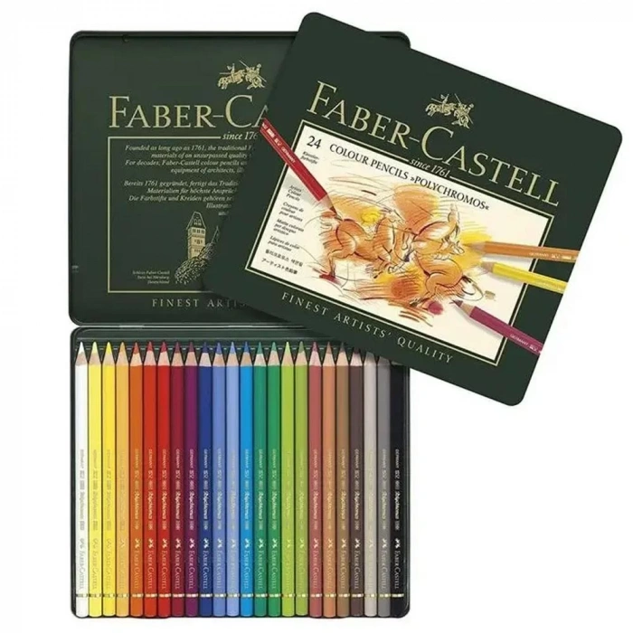 FABER-CASTELL P.CHROMOS BOYA KALEMİ 24 RENK 110024