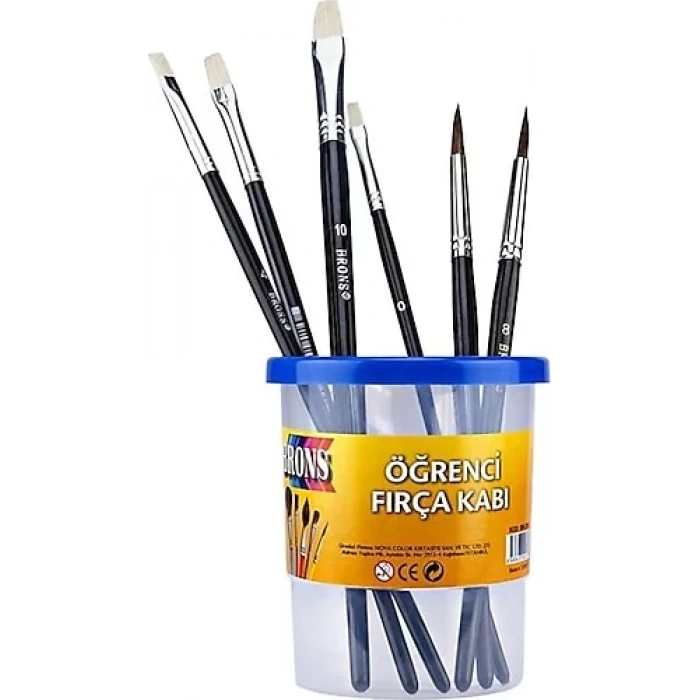 BRONS FİRCA TEMİZLEME KABİ HAZNELİ BR-258