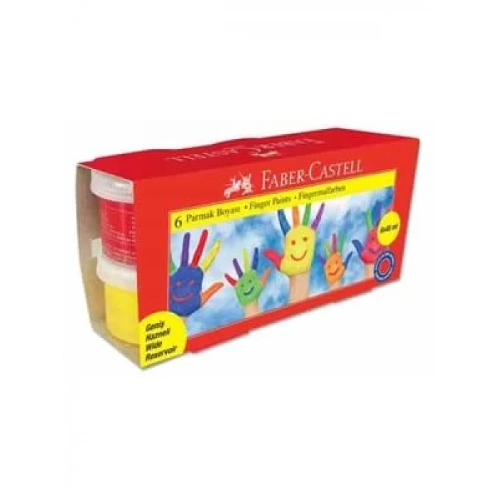 FABER-CASTELL PARMAK BOYASI 45ML 6 RENK 160422