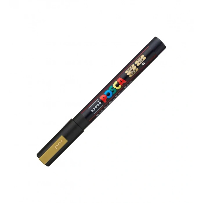 UNİ POSCA 0.9-1.3 SU BAZLI POSTER MARKÖRÜ ALTIN N PC-3M ALTIN (N)
