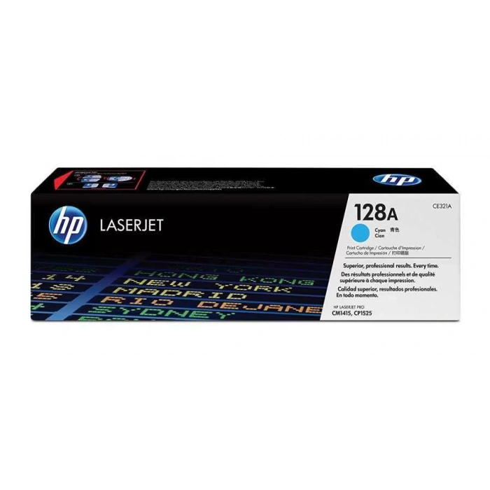 HP CE321A LASER TONER MAVI 128A CM1415/CP1525
