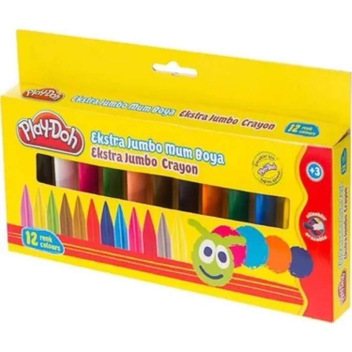 PLAY-DOH CRAYON EXTRA JUMBO 12 RENK PLAY-CR011