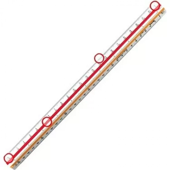 ROTRING MIKYAS CETVELI 5:1-1:500 (MUHENDIS)