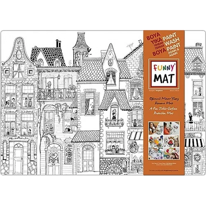 AKADEMİ ÇOCUK FUNNY MAT - KOMŞULAR BÜYÜK BOY YENI