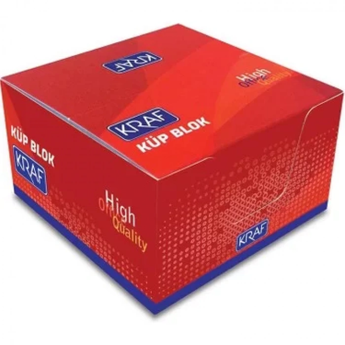KRAF KÜP BLOK BEYAZ 8X8 CM 115G