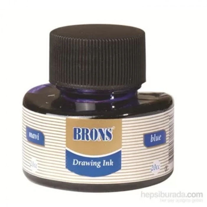 BRONS CİNİ MUREKKEBİ  MAVİ 20 CC BR-318