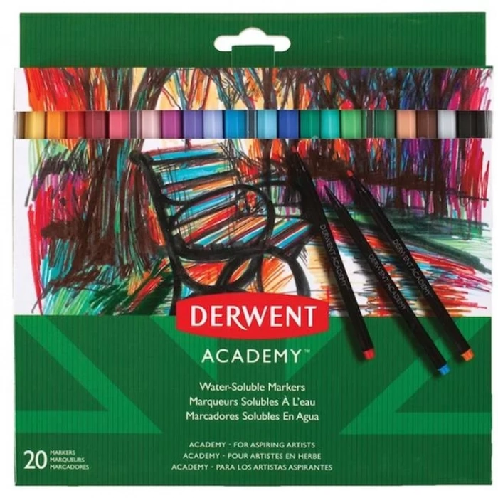 DERWENT ACADEMY MARKER KALEM-20Lİ