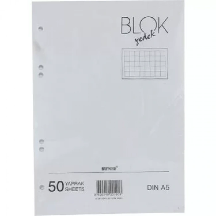 BAYINDIR BEYAZ KOLEJ YEDEK  (KARELİ) 50 YP 70GR  A5 BBN0220