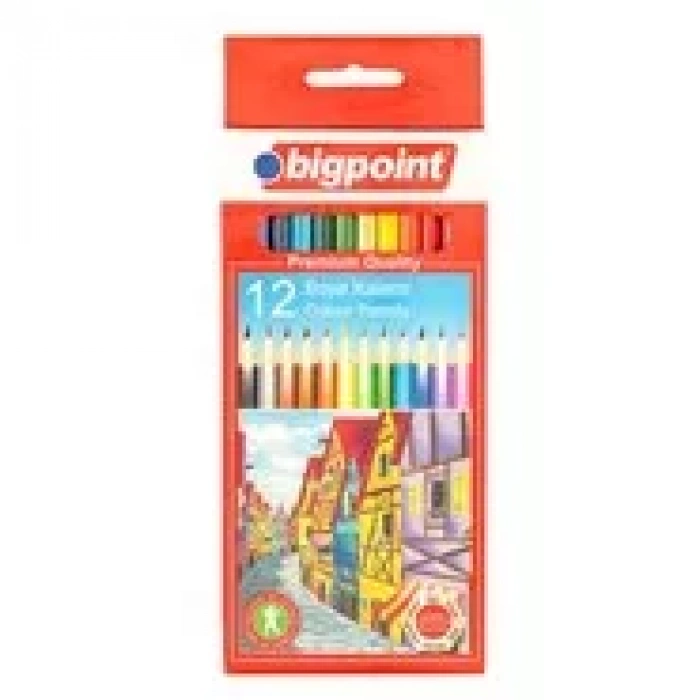 BİGPOİNT KURU BOYA KALEMİ 12 RENK BP940-12