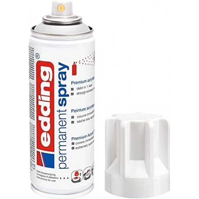 EDDİNG PERMANENT AKRILIK SPRAY TRAFFIC WHITE GLOSSY (E-5200) GLOSS953