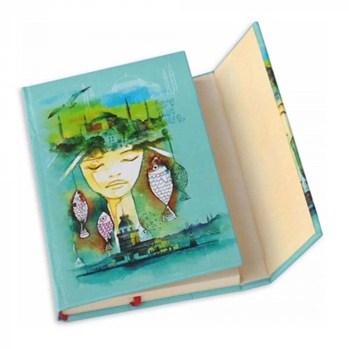 DEFFTER İSTANBUL MIKNATISLI / MAIDEN TOWER 95*14 SERT KAPAK MIKNATISLI 96