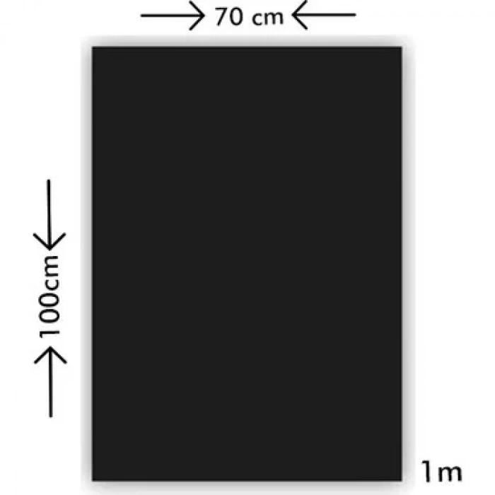 MAKET KARTONU 1 MM 70X100 CM SIYAH