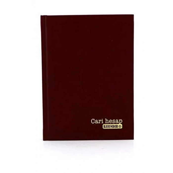 BAYINDIR CARI HESAP DEFTERI 12x17  80y