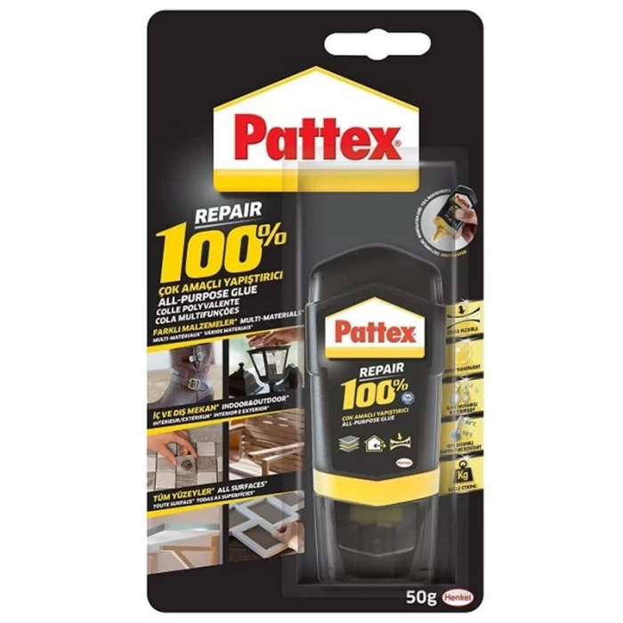 PATTEX %100 ÇOK AMAÇLI YAPIŞTIRICI 50GR 2393842