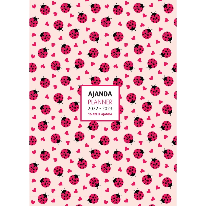 AKADEMİ ÇOCUK AJANDA 16 AYLIK AJANDA LADYBUGS 2022 - 2023