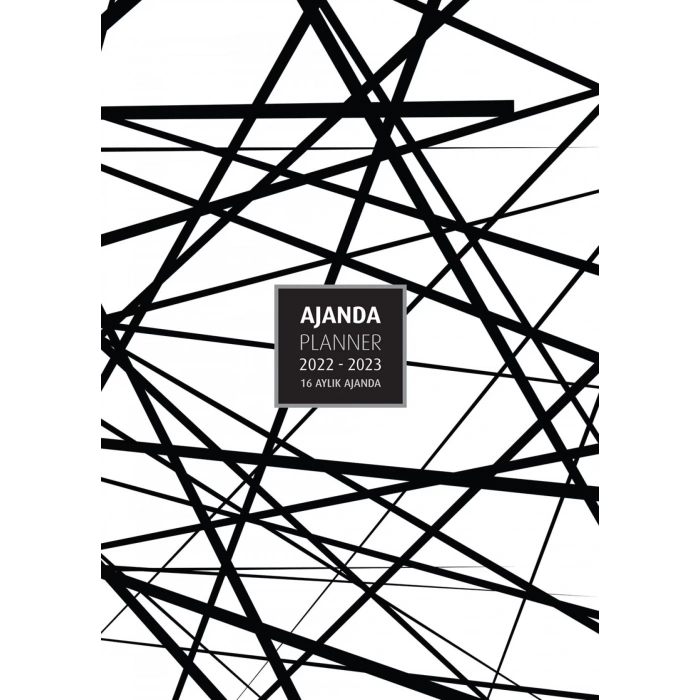 AKADEMİ ÇOCUK AJANDA 16 AYLIK AJANDA LINES 2022 - 2023