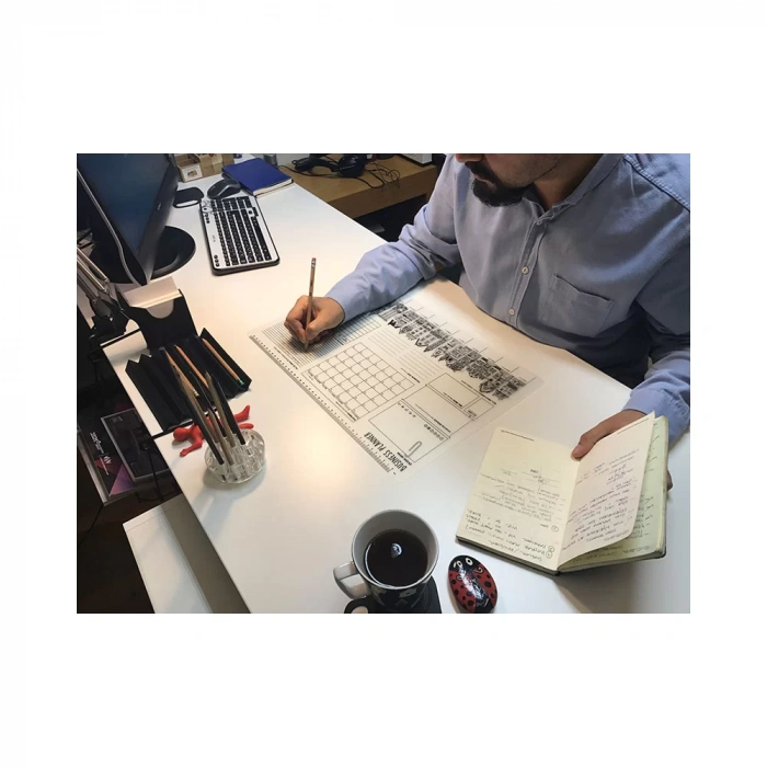 AKADEMİ ÇOCUK FUNNY MAT - ÇALIŞMA MASAM BUSINESS PLANE BÜYÜK BOY