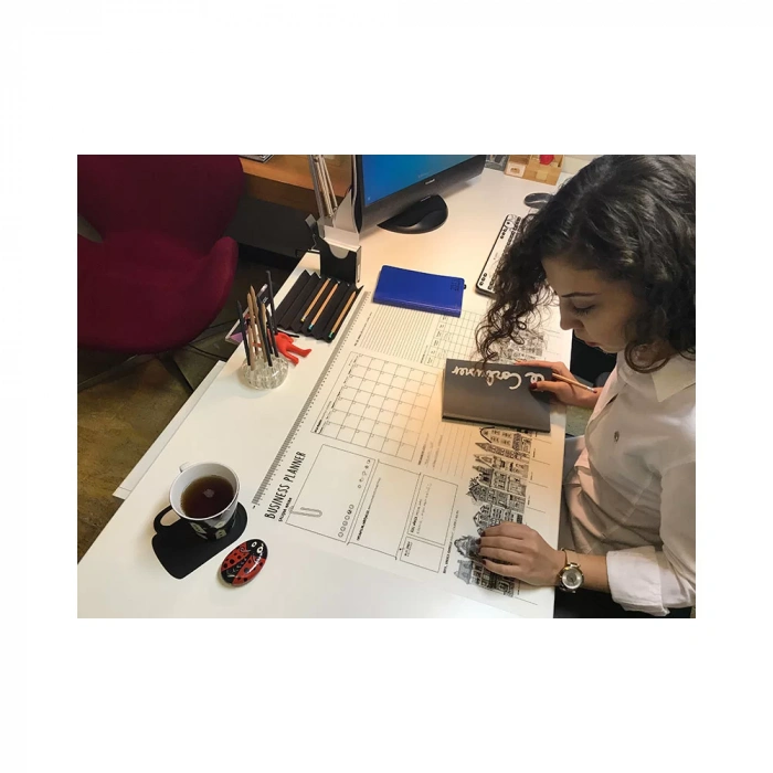 AKADEMİ ÇOCUK FUNNY MAT - ÇALIŞMA MASAM BUSINESS PLANE KÜÇÜK BOY