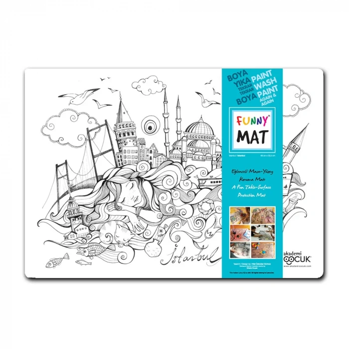 AKADEMİ ÇOCUK FUNNY MAT - İSTANBUL