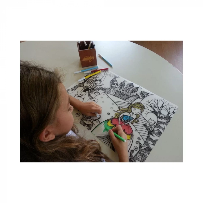 AKADEMİ ÇOCUK FUNNY MAT - PRENS ILE PRENSES