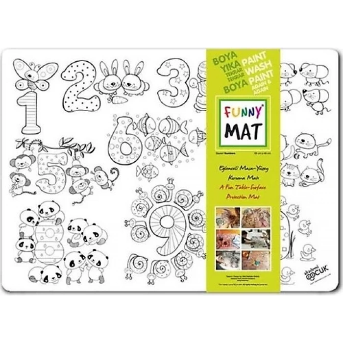 AKADEMİ ÇOCUK FUNNY MAT - SAYILAR KÜÇÜK