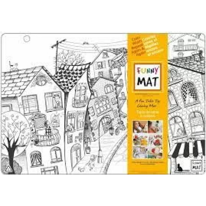AKADEMİ ÇOCUK FUNNY MAT - THE STREET WİTH CATS