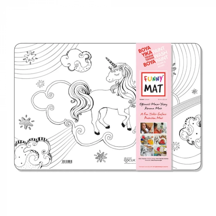 AKADEMİ ÇOCUK FUNNY MAT - UNICORN