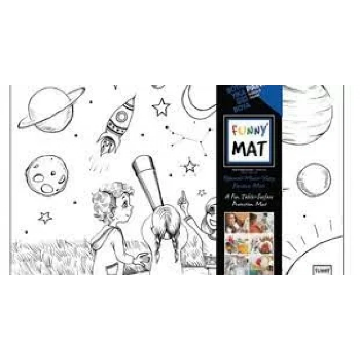 AKADEMİ ÇOCUK FUNNY MAT - UZAY ARAŞTIRMACILARI