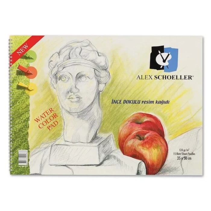 ALEX RESIM DEFTERI SPR. 35x50 120gr 15LI ALX-833