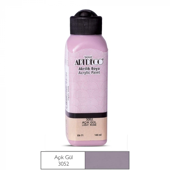 ARTDECO AKRİLİK BOYA 140ML AÇIK GÜL 3052 LV-Y-070R-3052