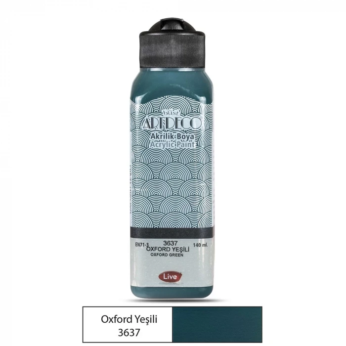 ARTDECO AKRİLİK BOYA 140ML OXFORD YEŞİLİ 3637 LV-Y-070R-3637