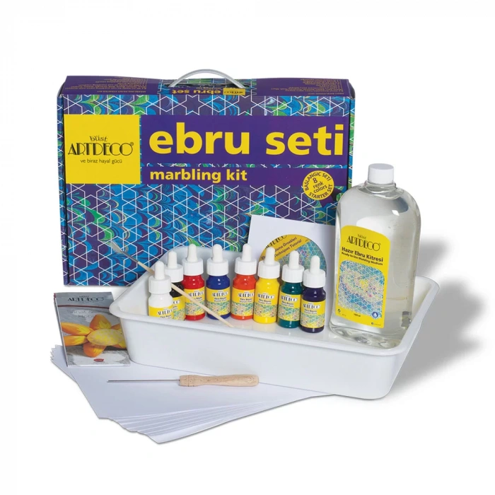 ARTDECO EBRU BAŞLANGIÇ SETİ 8 RENK LV-Y-016-ES8