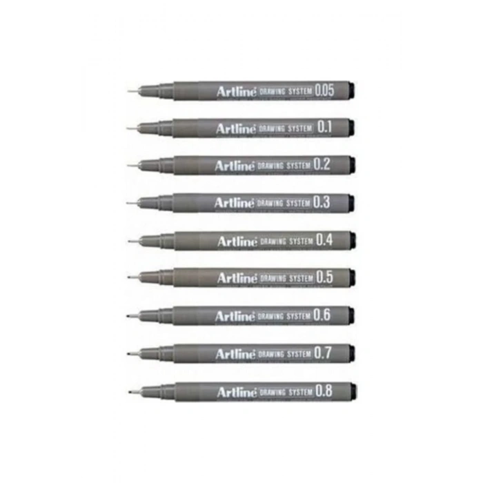 ARTLINE 230 DRAWING TEKNİK ÇİZİM KALEMİ 9LU SET