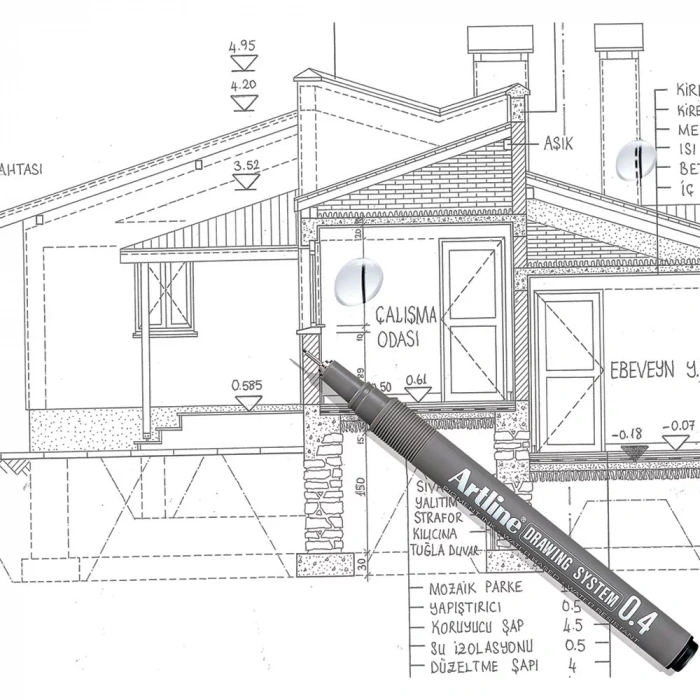 ARTLİNE DRAWİNG SYSTEM 0.4 BLACK LV-A-EK-234