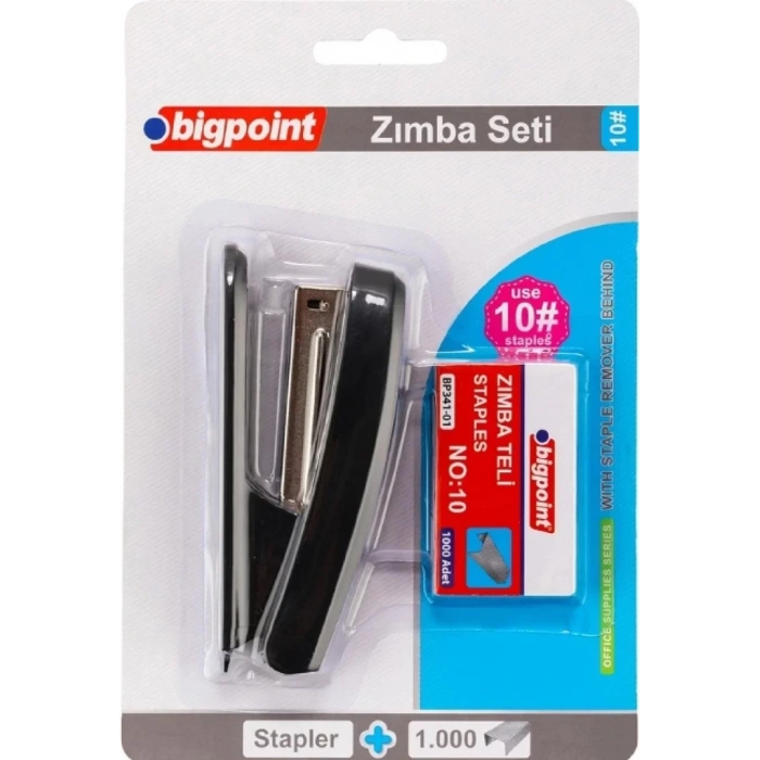 BİGPOİNT ZIMBA MAKİNESİ SETİ NO.10 SİYAH BP306-95