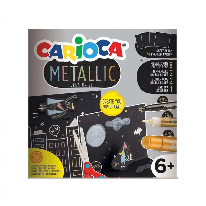 CARİOCA BOYAMA SETİ METALİK 43165