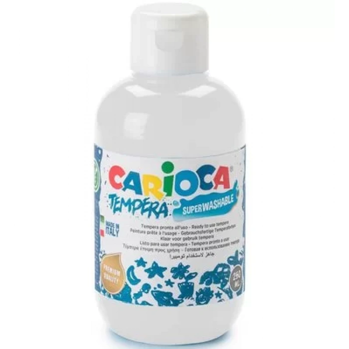 CARİOCA GUAJ BOYA (SÜPER YIKANABİLİR) 250 ML BEYAZ KO024/01