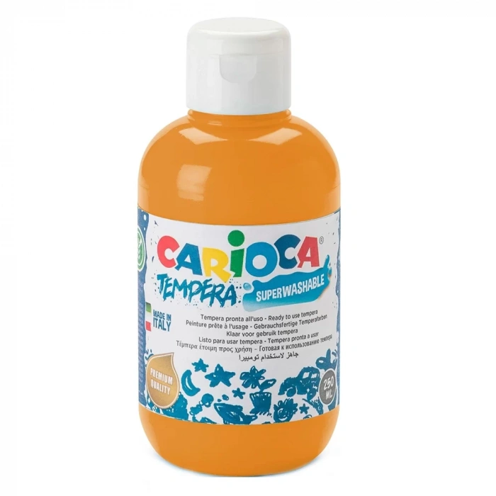 CARİOCA GUAJ BOYA (SÜPER YIKANABİLİR) 250 ML TURUNCU KO024/11