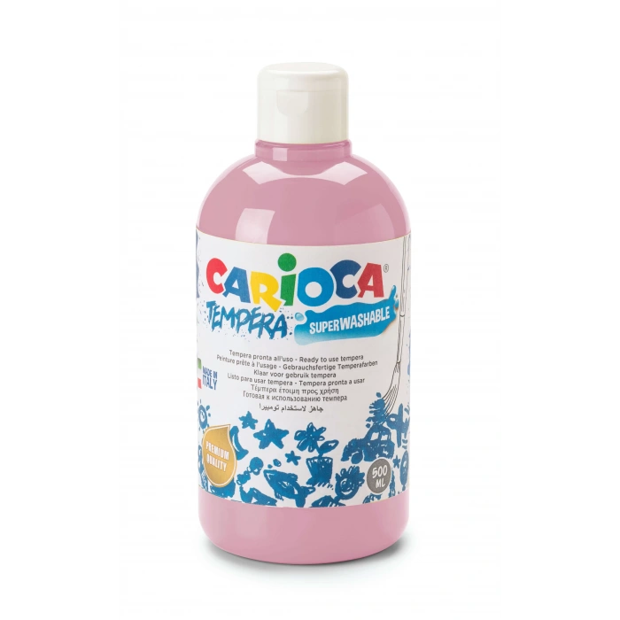 CARİOCA GUAJ BOYA (SÜPER YIKANABİLİR) 500 ML PASTEL PEMBE KO027/42