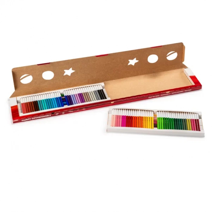 CARİOCA JOY SÜPER YIKANABİLİR KEÇELİ BOYA KALEMİ 100’LÜ (1 METRE) 41019