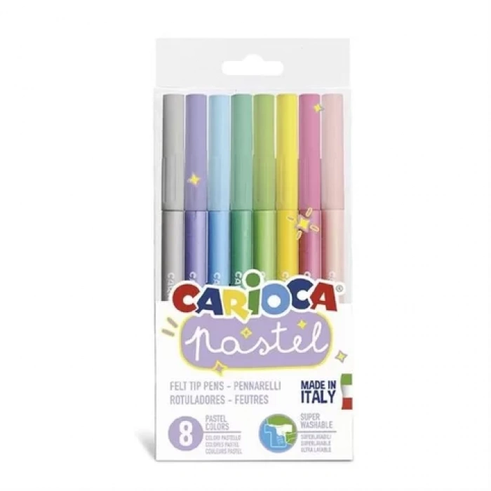 CARIOCA KECELI KALEM PASTEL SÜPER YIKANABİLİR 8Lİ 43032