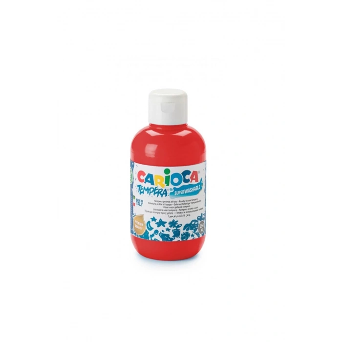 CARİOCA TEMPERA SULUBOYA SÜPER YIKANABİLİR KIRMIZI 250 ML. KO024/10