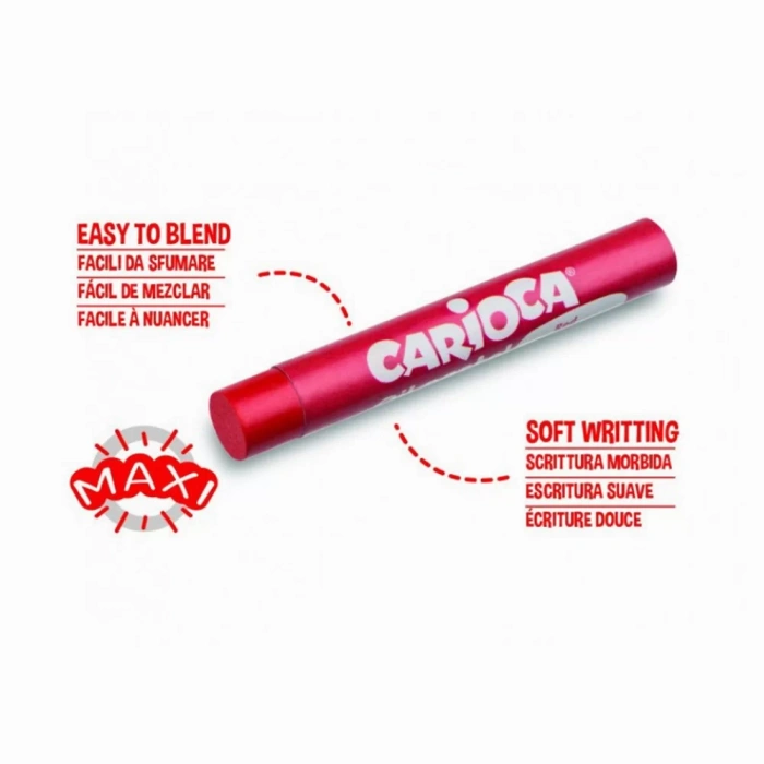 CARİOCA YAĞLI PASTEL BOYA KALEMİ 24LÜ 43278