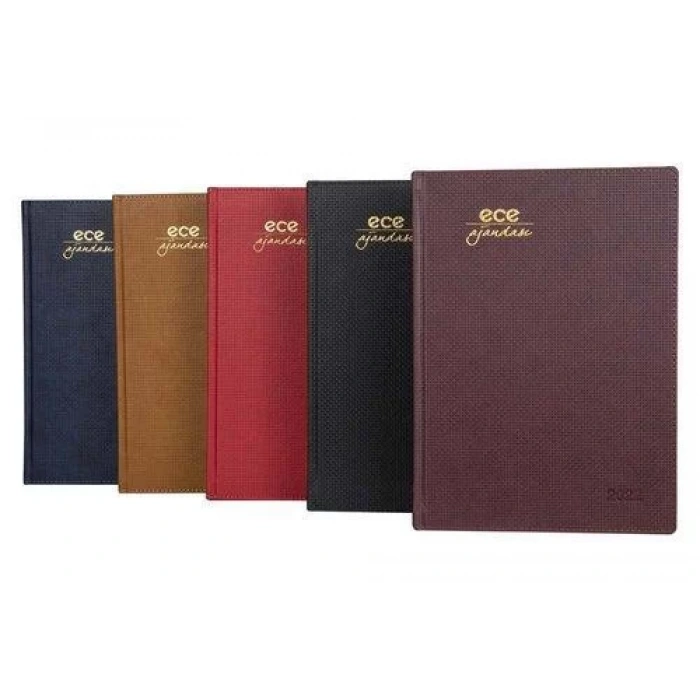ECE 20x28 CESME TURIST GUNLUK CIZ. AJANDA NO.12 BORDO