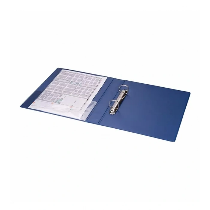 2K EVRAK SUNUM KLASÖRÜ A5 PVC 3 CM 2 HALKALI (200 YAPRAK) 218 MAVİ 195X23 CM