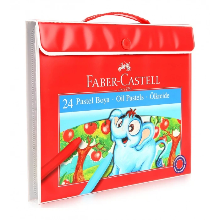 FABER-CASTELL PASTEL BOYA KARTON ÇANTALI 24 RENK 000002